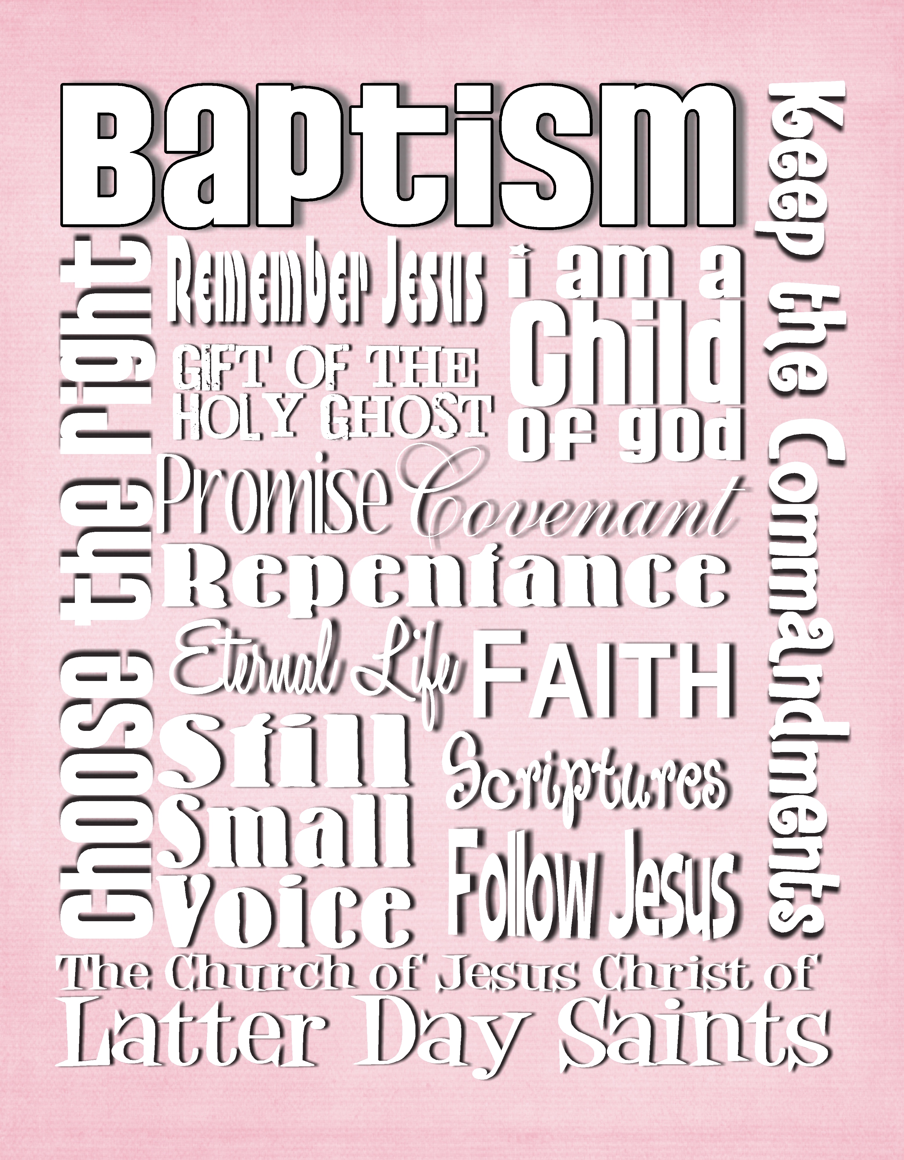 Baptism Subway Art – The Idea Door